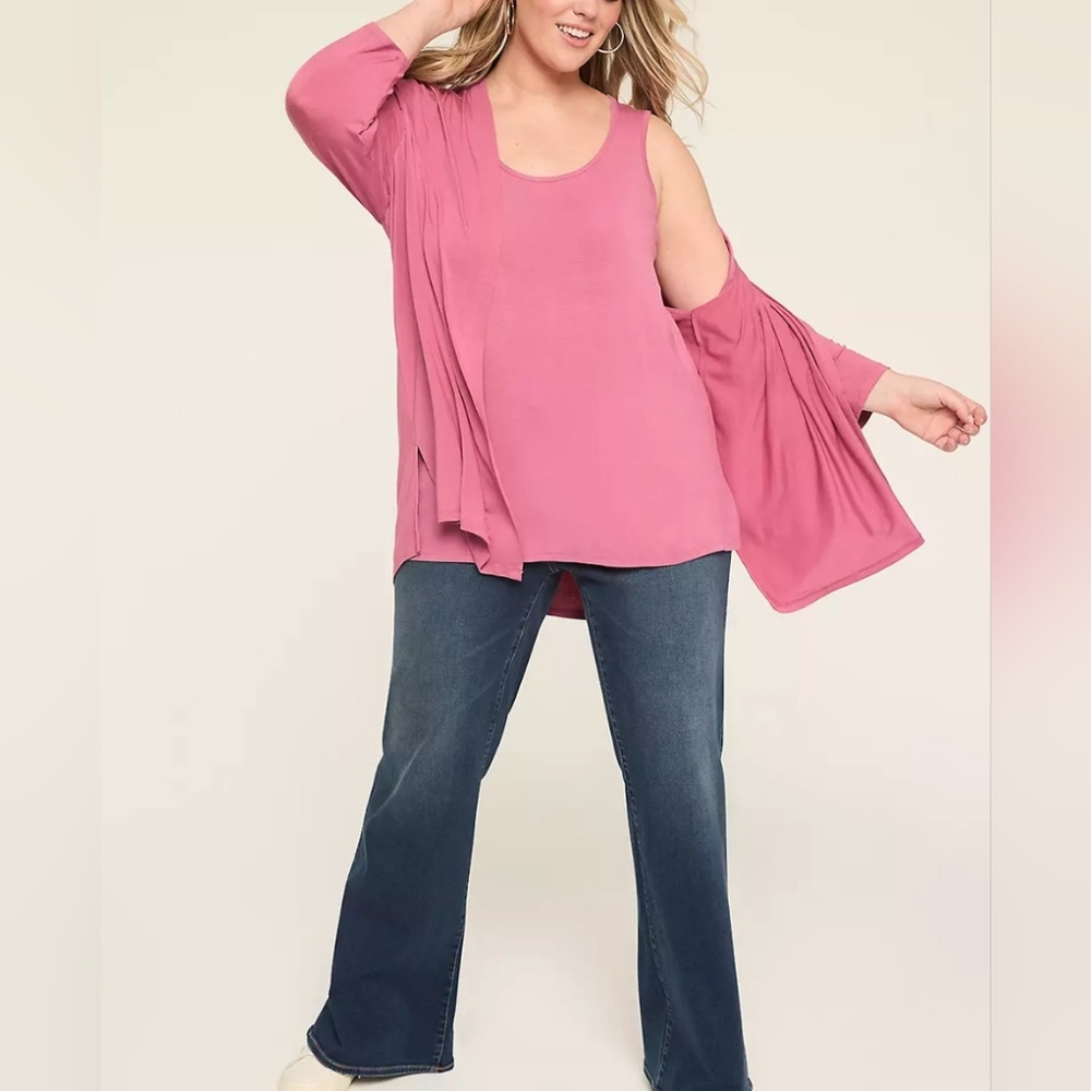 LB Dream Feel Long Sleeve Overpiece - Picture 3 of 12